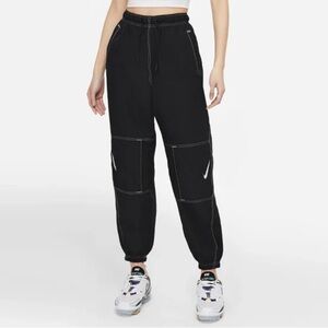 Nike Sportswear Swoosh Repel Joggers Black & White